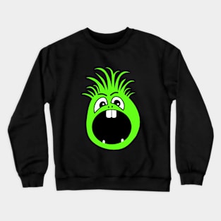 Green Screaming Head Crewneck Sweatshirt